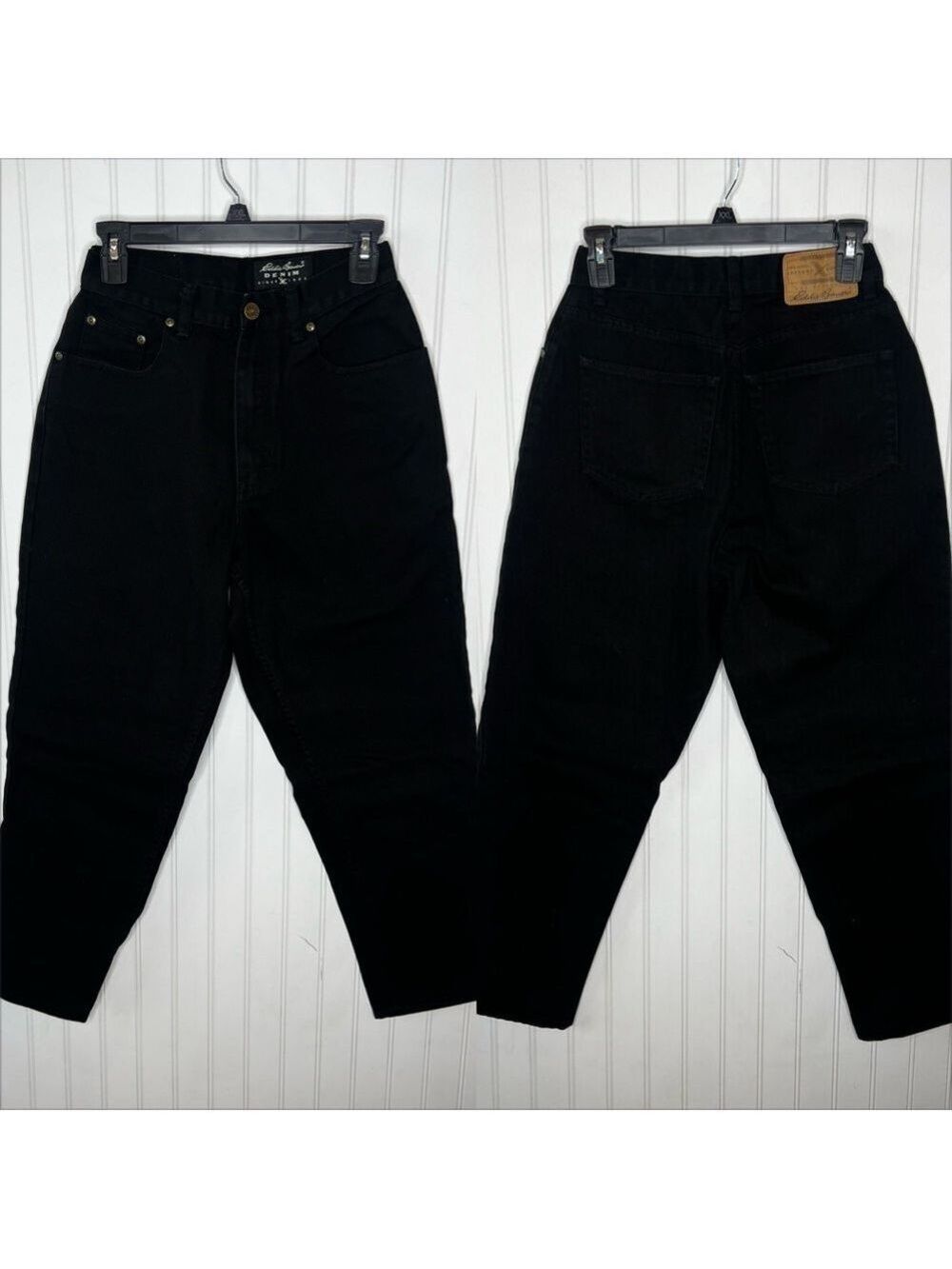High Rise Easy Fit Black Jeans Size 25X 27